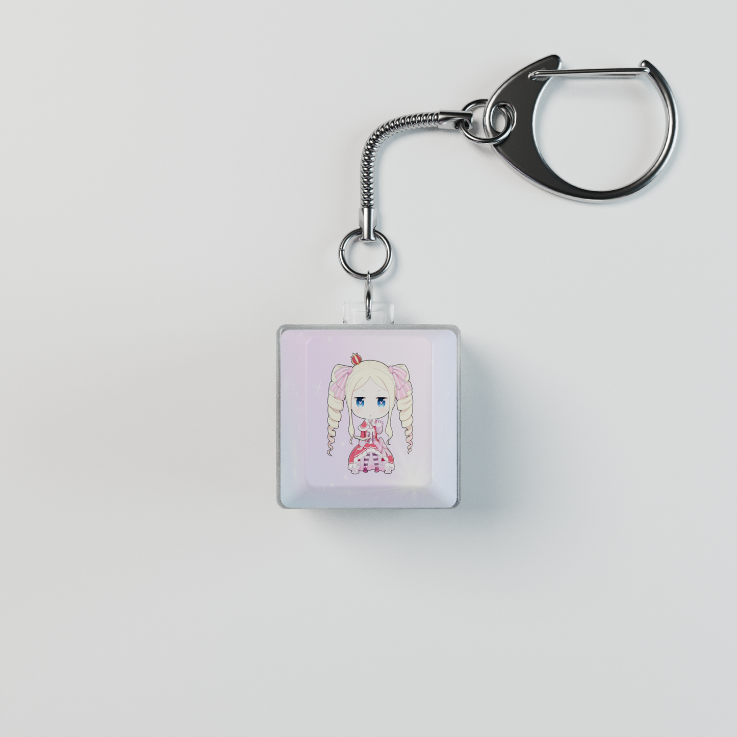 The "Frozen Elegance" Waifu Fidget Keychain | Style E