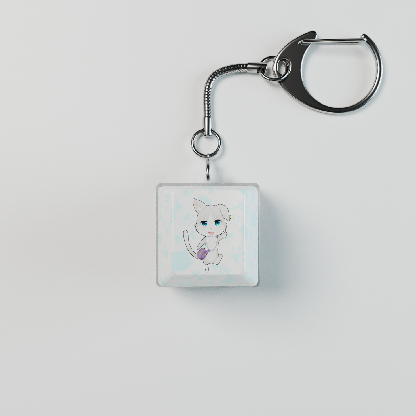 The "Frozen Elegance" Waifu Fidget Keychain | Style C