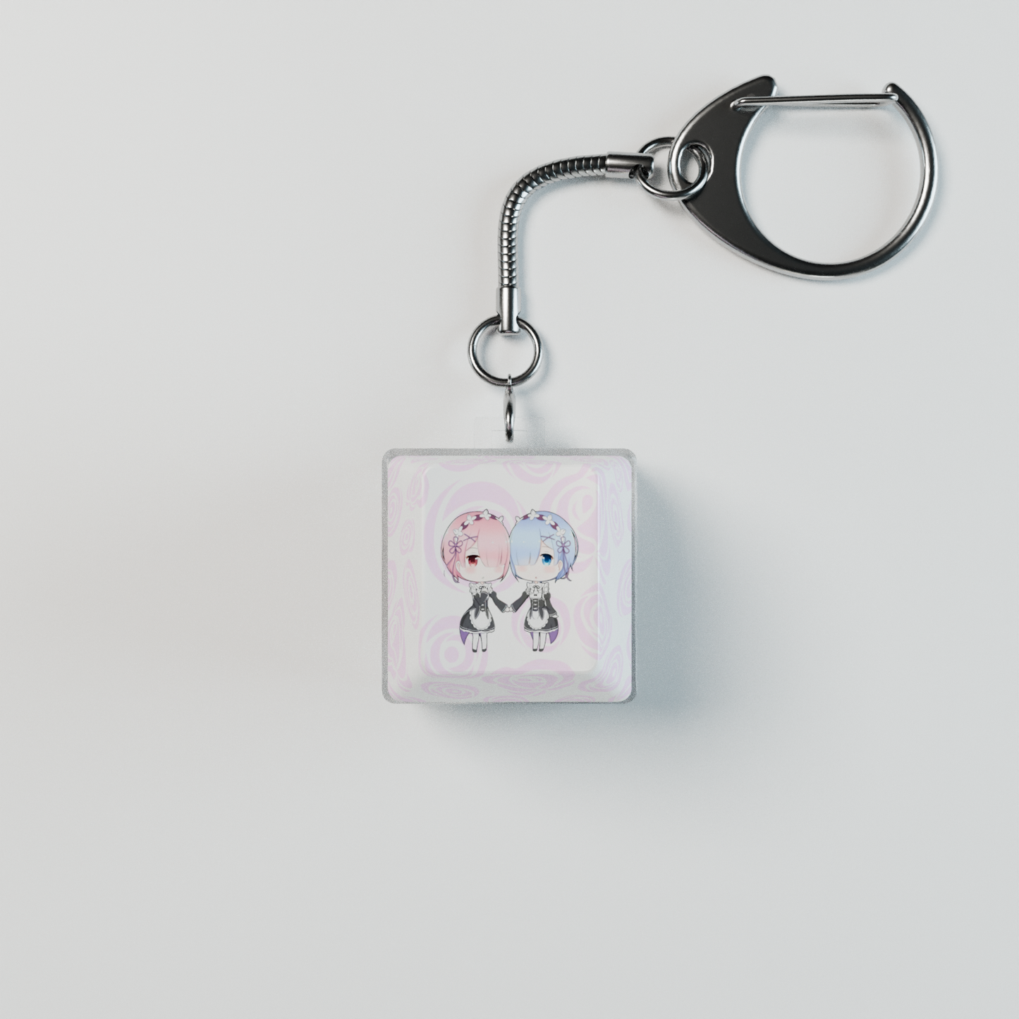 The "Frozen Elegance" Waifu Fidget Keychain | Style B