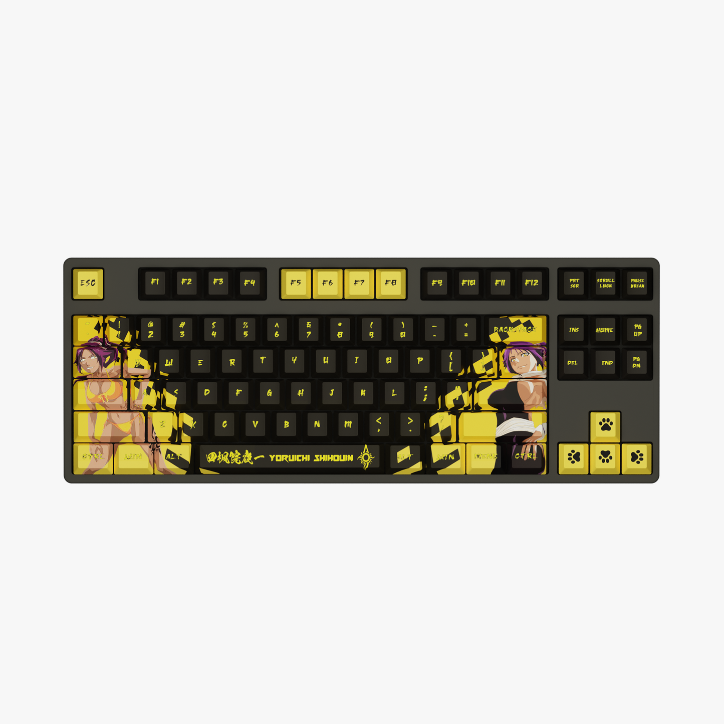 The "Flash Goddess" Waifu Keyboard