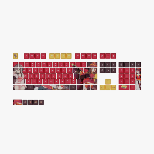 The "Explosion Maniac" Waifu Keycaps Set