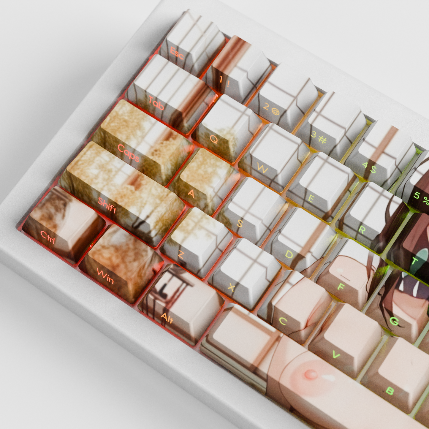 The "Psychic Power" NSFW Waifu Keyboard | Style A ( Limited Drop )